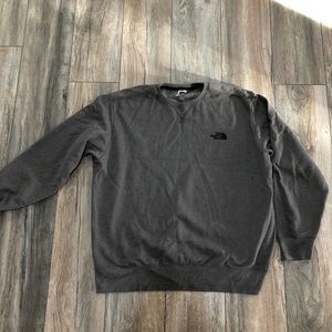 NorthFace Gray Crewneck Sweater
